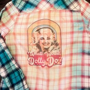 Dolly Upcycled Bleached Flannel